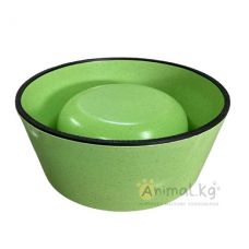 Миска из бамбукового волокна с нескользящей основой 18,2 см