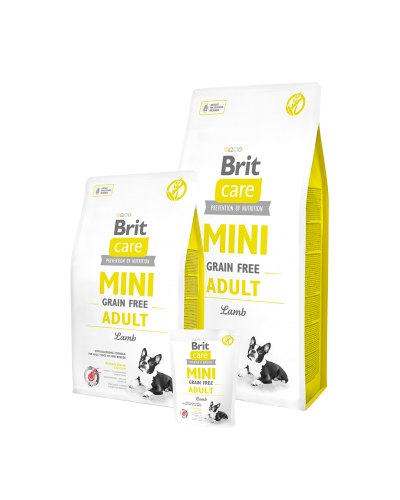 Brit Care Mini Grain Free Adult беззерновой для мелких пород 7 кг.