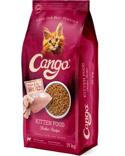 Корм для котят 15 кг., Cango Kitten Cat Food сухой корм для котят с курицей