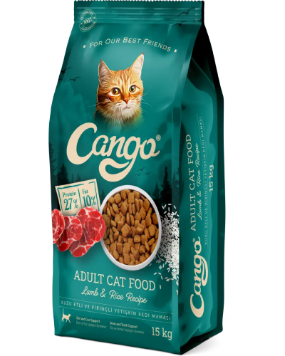 Корм для кошек 15 кг. Cango Adult Cat Food Lamb&Rice сухой корм для взрослых кошек с ягненком и рисом 