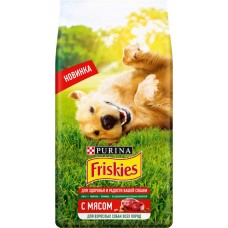 Корм Friskies Adult для взрослых собак всех пород, с мясом