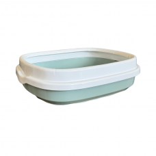 Лоток с бортиком большой голубой, 40 см.