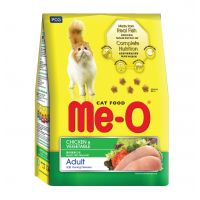 Me-O Adult сухой корм для взрослых кошек всех пород с курицей с овощами