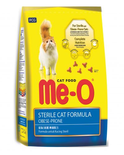 Me-O Sterile cat formula сухой корм для стерилизованных кошек всех пород