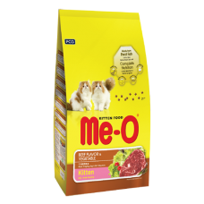 Me-O Kitten сухой корм для котят всех пород с говядиной и овощами