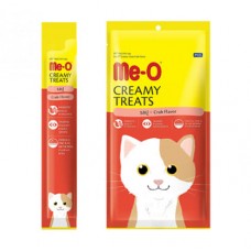 Me-O кремовое лакомство для кошек с мясом краба, 15 гр. х 4 шт.