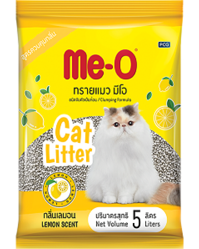 Наполнитель Me-O для кошек с ароматом лимона