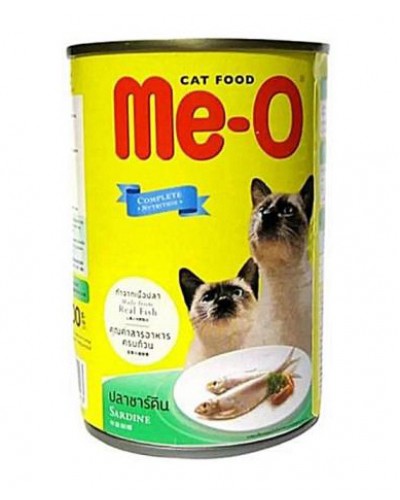 Me-O консервы для взрослых кошек всех пород, сардины
