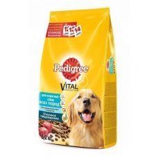 Pedigree сухой корм для взрослых собак всех пород с говядиной, Vital Protection