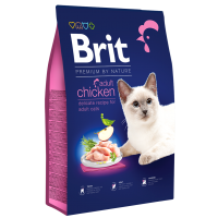 Brit Premium by Nature Cat Adult Chicken, сухой корм для взрослых кошек  с курицей
