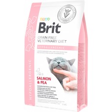 Brit Veterenary Diets Cat Grain Fee Hypoallergenic, при пищевых аллергиях и непереносимости, беззерновой 