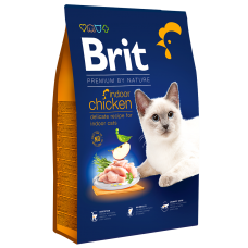 Brit Premium by Nature Cat Indoor Chicken, сухой корм для кошек живущих в помещении 
