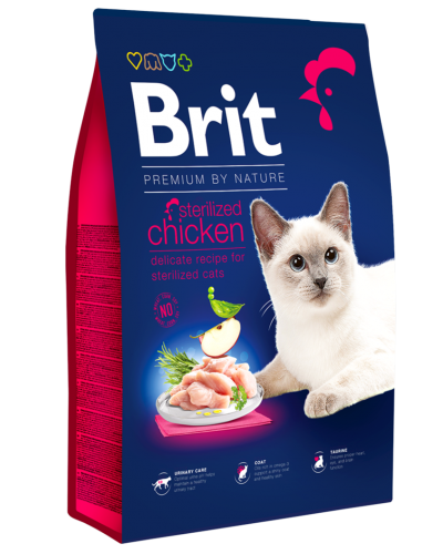 Brit Premium by Nature Cat Sterilized, сухой корм для стерилизованных кошек