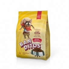 Banditos, сухой корм для собак мелких пород, с курицей, говядиной и индейкой, 7 кг