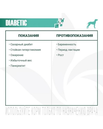 Ветдиета Monge VetSolution Diabetic при нарушениях обмена веществ и сахара