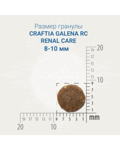 CRAFTIA GALENA CAT RENAL CARE, сухой корм для кошек при почечной недостаточности, развес 1кг 