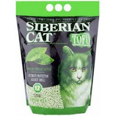 Наполнитель Сибирская кошка Тофу "Зеленый чай", 6л
