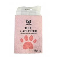 Наполнитель Тофу с запахом персика, 6 л.