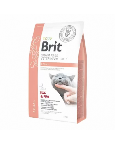 Brit GF Veterinary Diet Cat Renal, для кошек с хронической почечной недостаточностью, беззерновой