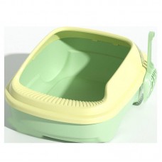 Лоток большой с бортом, в комплекте лопатка 