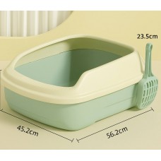 Лоток большой с бортом, в комплекте лопатка 