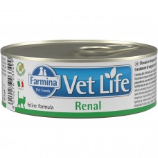 Farmina VetLife Renal, консерва для кошек 85гр.