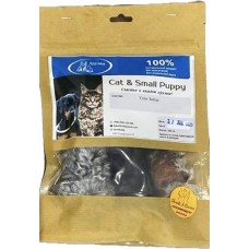 Сушеное лакомство для кошек и мелких собак Уши зайца, 100гр 