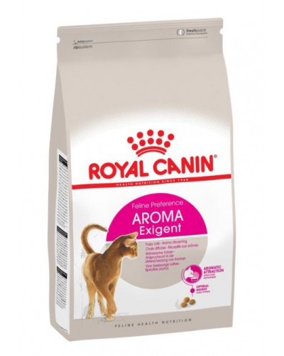 Royal Canin AROMA EXIGENT сухой корм для кошек, привередливых к аромату продукта