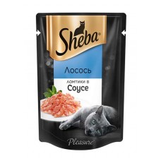 Sheba, влажный корм, лосось в соусе
