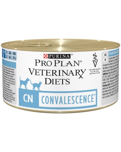 Pro Plan Veterinary Diets CN, для кошек и собак всех возрастов при выздоровлении, Консерва, 195 г